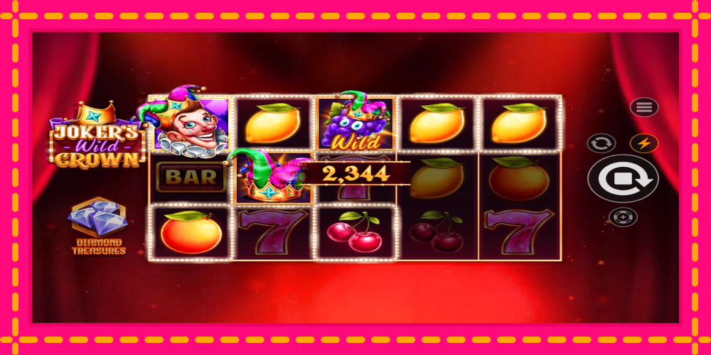 Jokers Wild Crown Diamond Treasures - thiết bị chơi game với phần thưởng độc đáo, hình ảnh 2