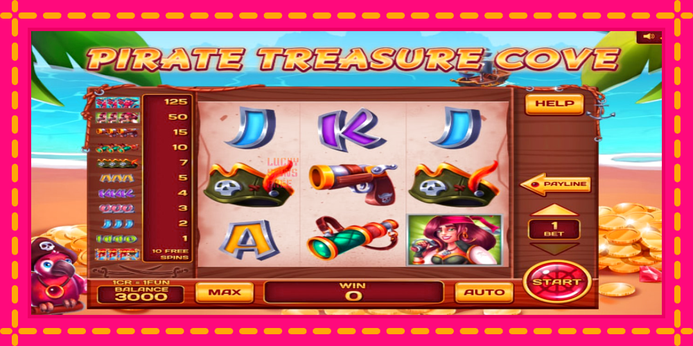 Pirate Treasure Cove Pull Tabs - thiết bị chơi game với phần thưởng độc đáo, hình ảnh 1