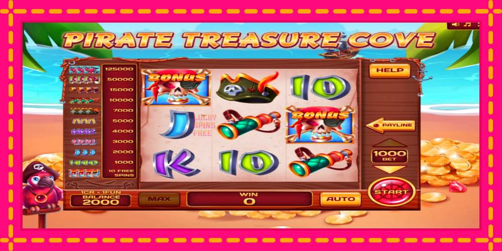 Pirate Treasure Cove Pull Tabs - thiết bị chơi game với phần thưởng độc đáo, hình ảnh 2