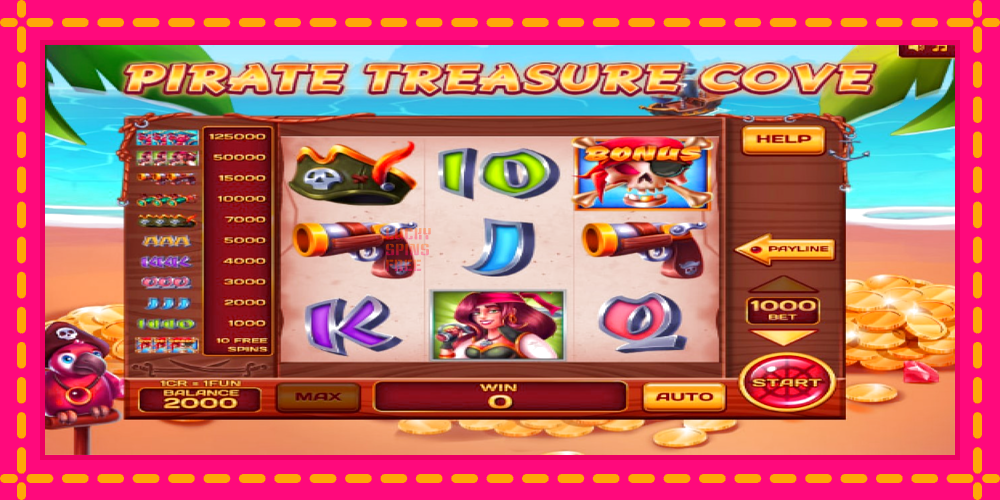 Pirate Treasure Cove Pull Tabs - thiết bị chơi game với phần thưởng độc đáo, hình ảnh 3