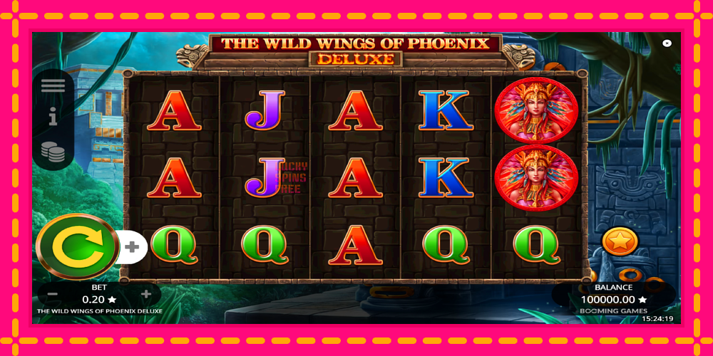 The Wild Wings of Phoenix Deluxe - thiết bị chơi game với phần thưởng độc đáo, hình ảnh 2