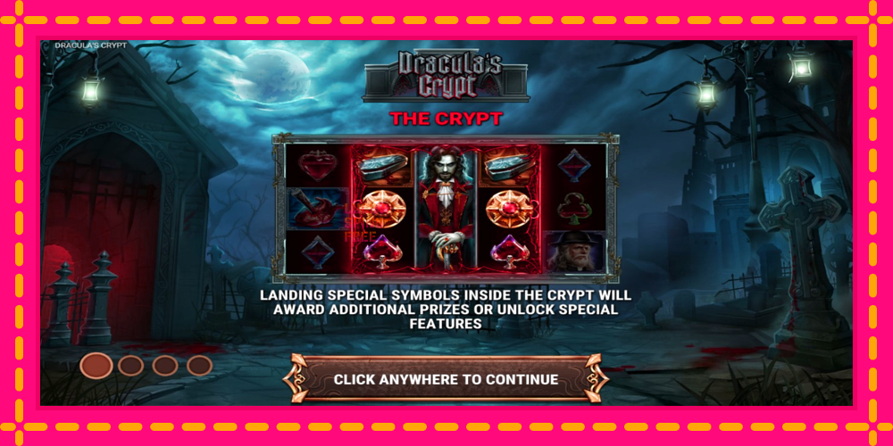 Draculas Crypt - thiết bị chơi game với phần thưởng độc đáo, hình ảnh 1