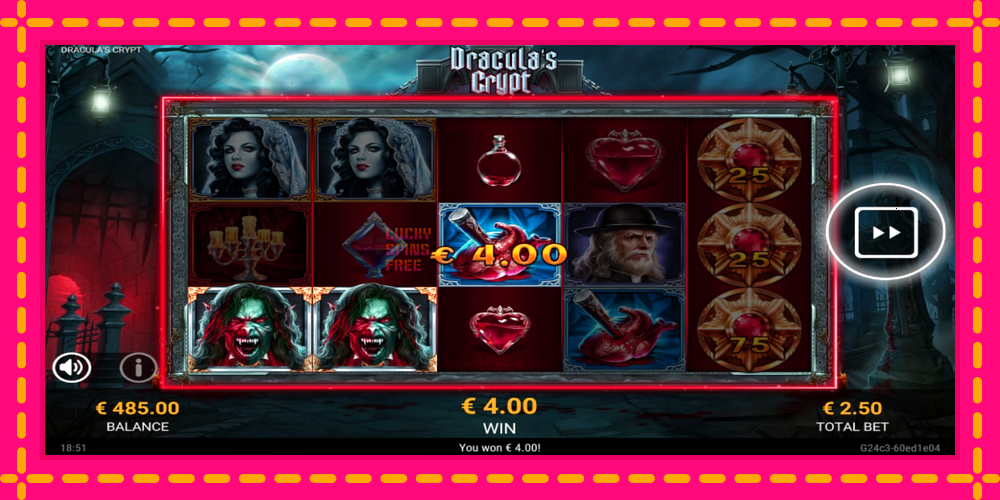 Draculas Crypt - thiết bị chơi game với phần thưởng độc đáo, hình ảnh 3