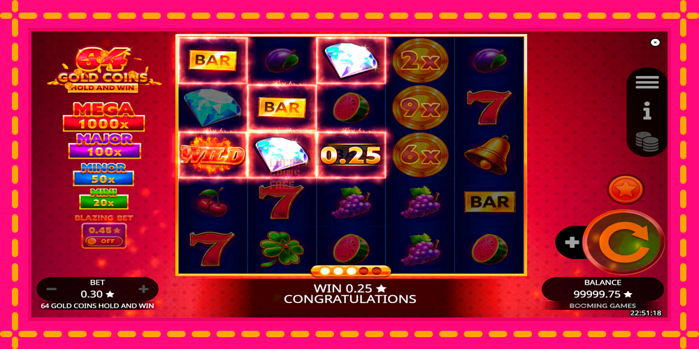 64 Gold Coins Hold and Win - thiết bị chơi game với phần thưởng độc đáo, hình ảnh 3