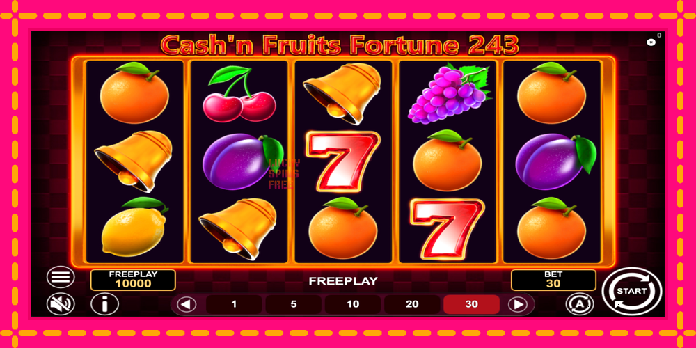 Cashn Fruits Fortune 243 - thiết bị chơi game với phần thưởng độc đáo, hình ảnh 2