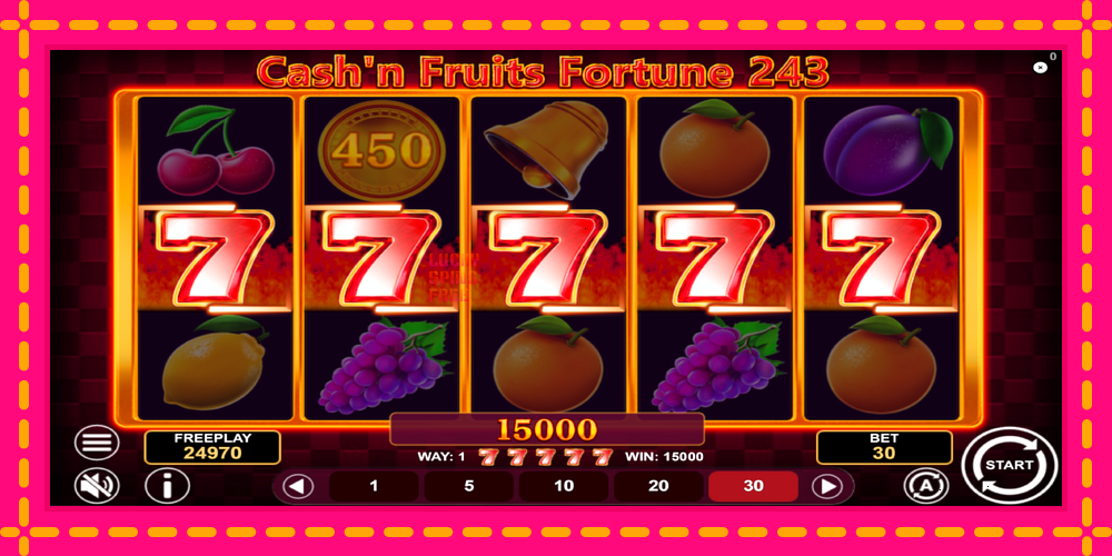 Cashn Fruits Fortune 243 - thiết bị chơi game với phần thưởng độc đáo, hình ảnh 4