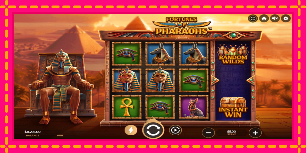 Fortunes of Pharaohs - thiết bị chơi game với phần thưởng độc đáo, hình ảnh 2