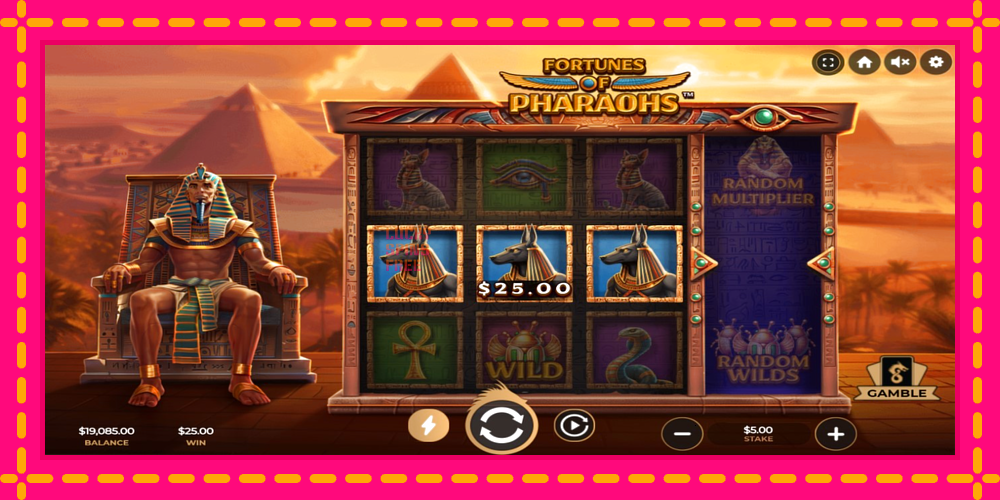 Fortunes of Pharaohs - thiết bị chơi game với phần thưởng độc đáo, hình ảnh 3