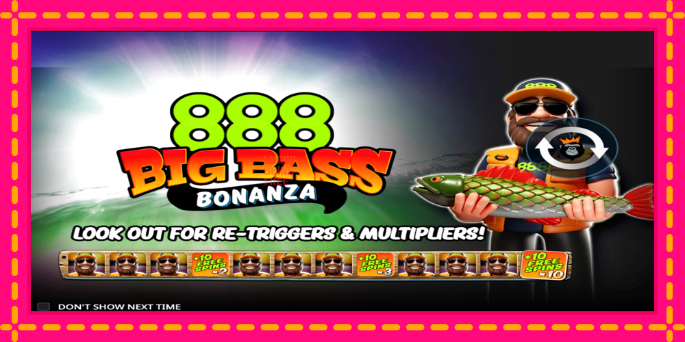 888 Big Bass Bonanza - thiết bị chơi game với phần thưởng độc đáo, hình ảnh 1