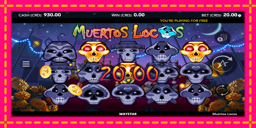 Muertos Locos - thiết bị chơi game với phần thưởng độc đáo, hình ảnh 2