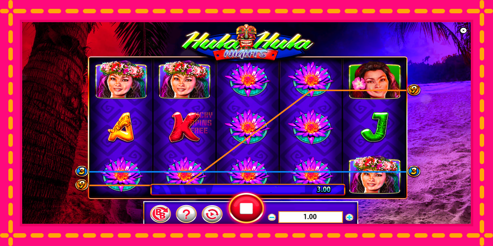 Hula Hula Nights - thiết bị chơi game với phần thưởng độc đáo, hình ảnh 2