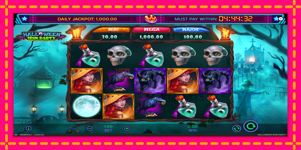 Halloween Spin Party - thiết bị chơi game với phần thưởng độc đáo, hình ảnh 3