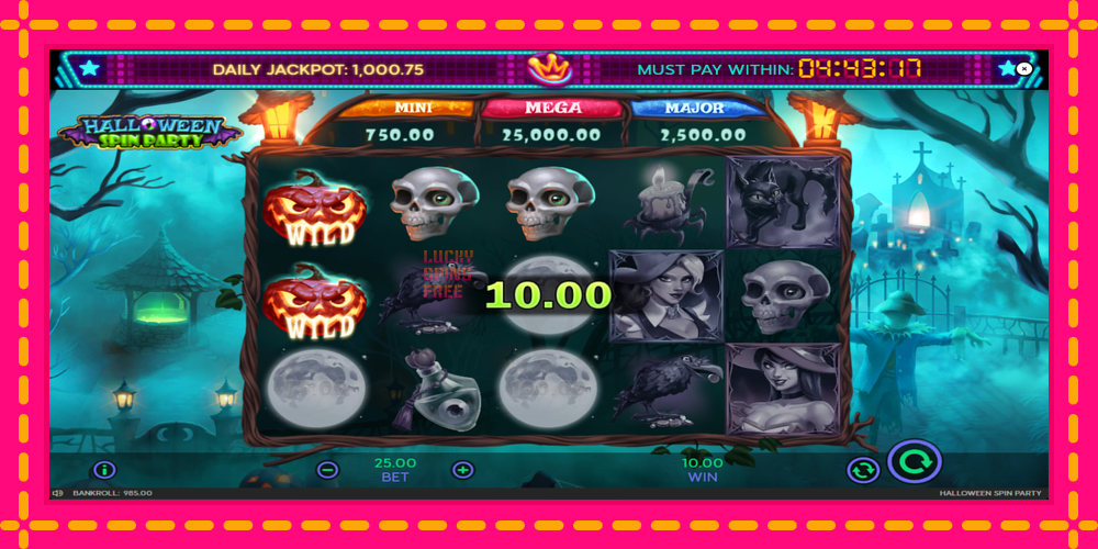 Halloween Spin Party - thiết bị chơi game với phần thưởng độc đáo, hình ảnh 4