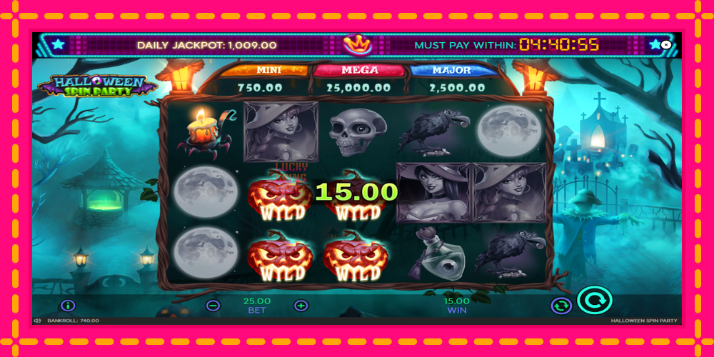 Halloween Spin Party - thiết bị chơi game với phần thưởng độc đáo, hình ảnh 5