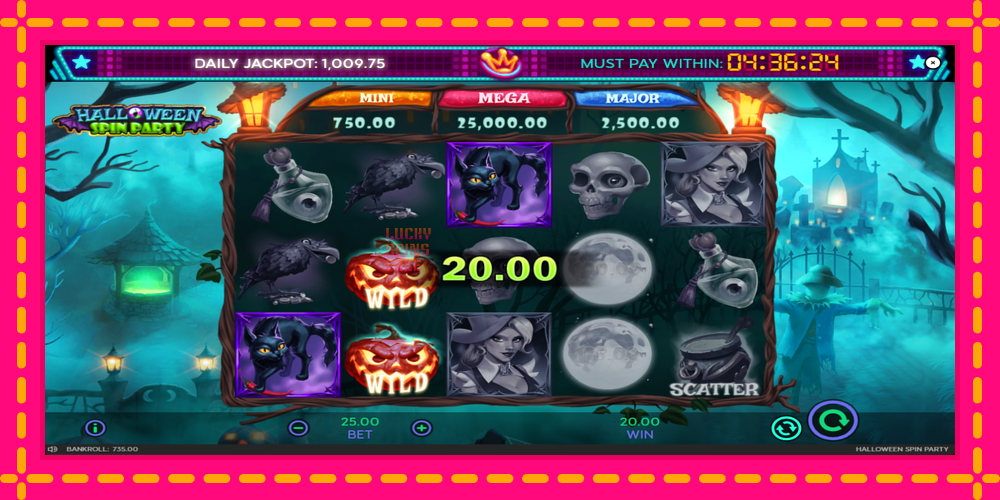 Halloween Spin Party - thiết bị chơi game với phần thưởng độc đáo, hình ảnh 6