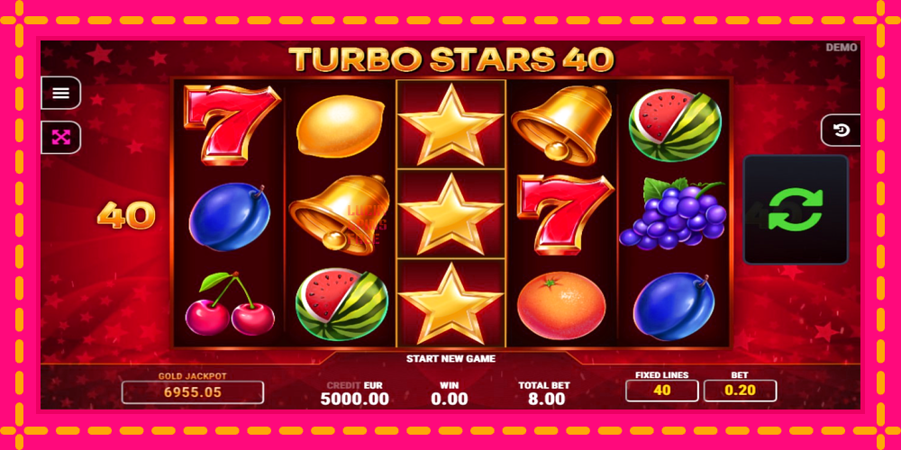 Turbo Stars 40 - thiết bị chơi game với phần thưởng độc đáo, hình ảnh 1