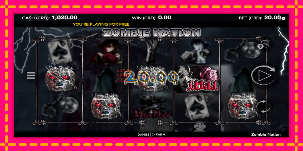 Zombie Nation - thiết bị chơi game với phần thưởng độc đáo, hình ảnh 3