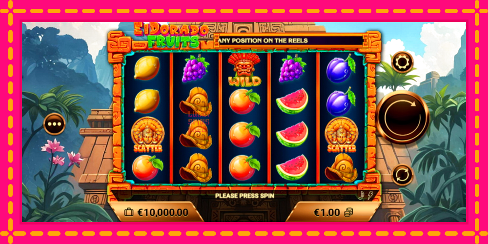 El Dorado Fruits - thiết bị chơi game với phần thưởng độc đáo, hình ảnh 2