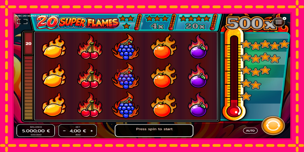 20 Super Flames - thiết bị chơi game với phần thưởng độc đáo, hình ảnh 1