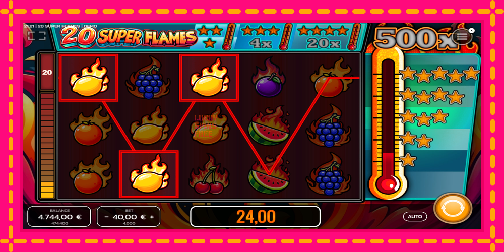 20 Super Flames - thiết bị chơi game với phần thưởng độc đáo, hình ảnh 3