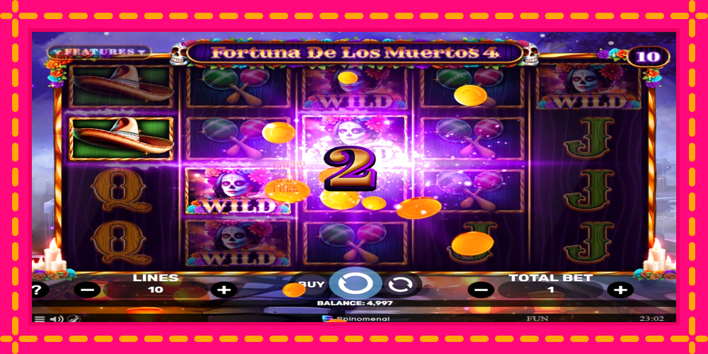 Fortuna De Los Muertos 4 - thiết bị chơi game với phần thưởng độc đáo, hình ảnh 3