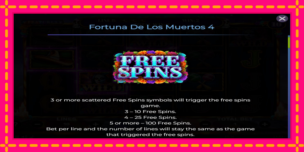 Fortuna De Los Muertos 4 - thiết bị chơi game với phần thưởng độc đáo, hình ảnh 4