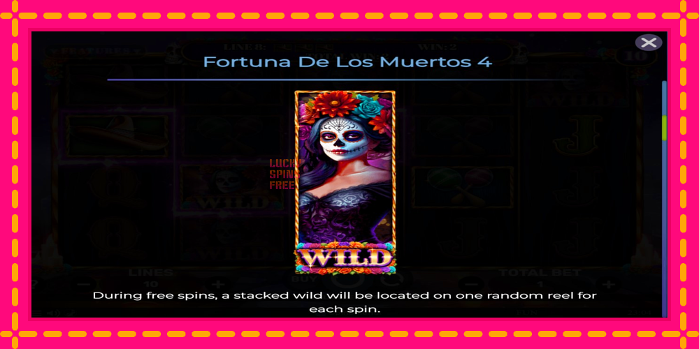 Fortuna De Los Muertos 4 - thiết bị chơi game với phần thưởng độc đáo, hình ảnh 5