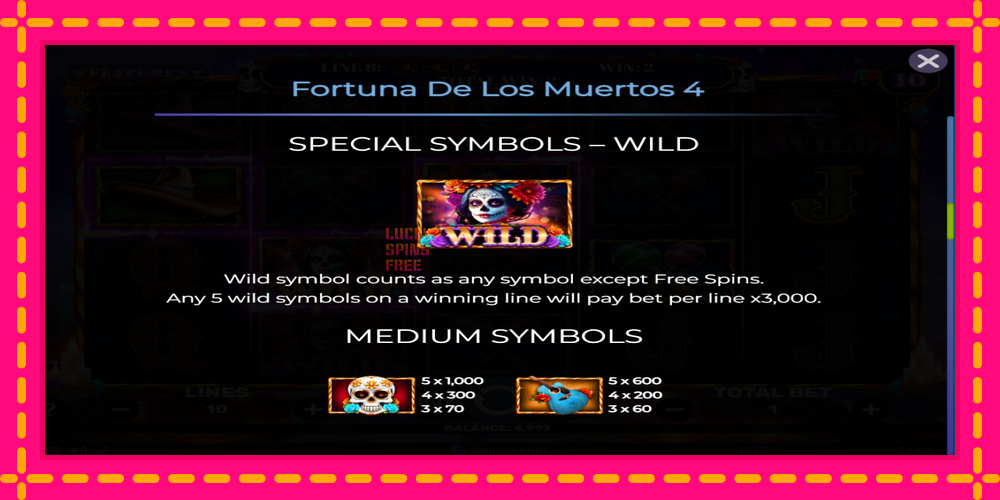 Fortuna De Los Muertos 4 - thiết bị chơi game với phần thưởng độc đáo, hình ảnh 6