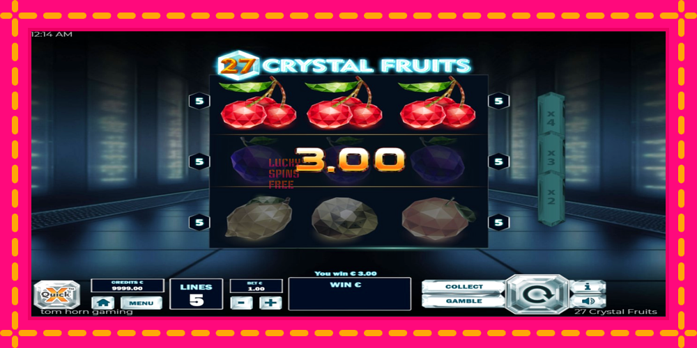 27 Crystal Fruits - thiết bị chơi game với phần thưởng độc đáo, hình ảnh 3