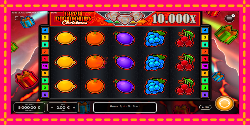 Lava Diamonds Christmas - thiết bị chơi game với phần thưởng độc đáo, hình ảnh 2