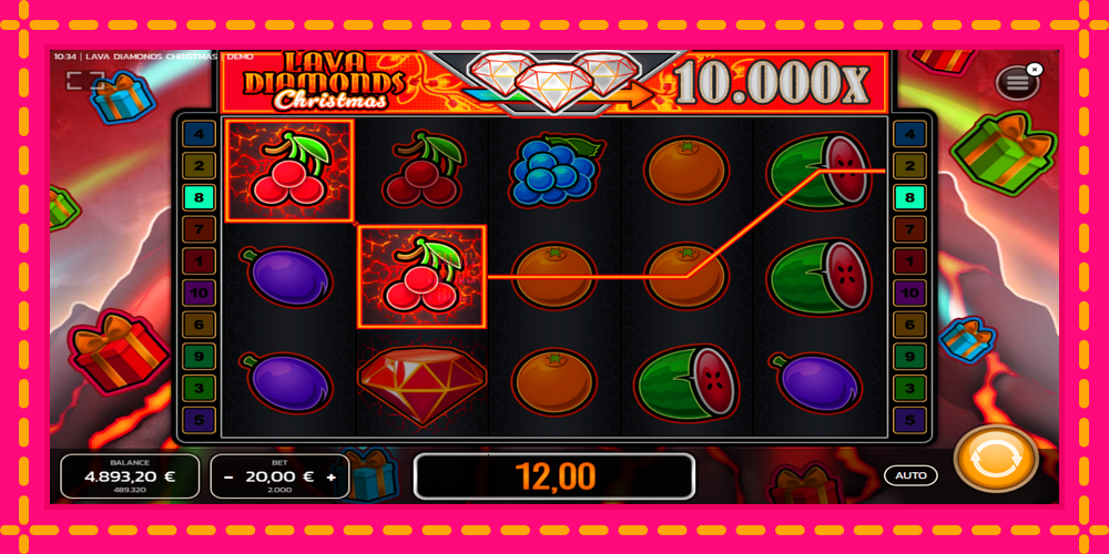 Lava Diamonds Christmas - thiết bị chơi game với phần thưởng độc đáo, hình ảnh 3