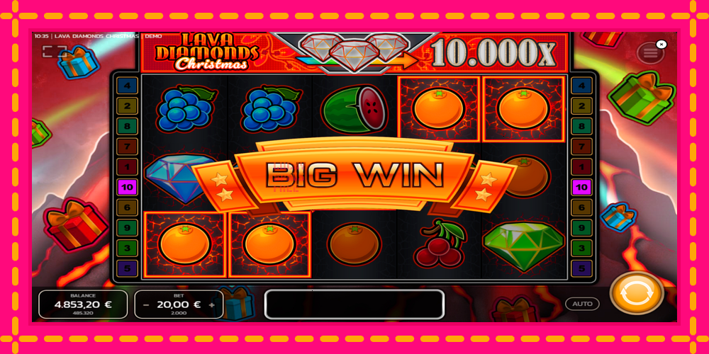 Lava Diamonds Christmas - thiết bị chơi game với phần thưởng độc đáo, hình ảnh 4