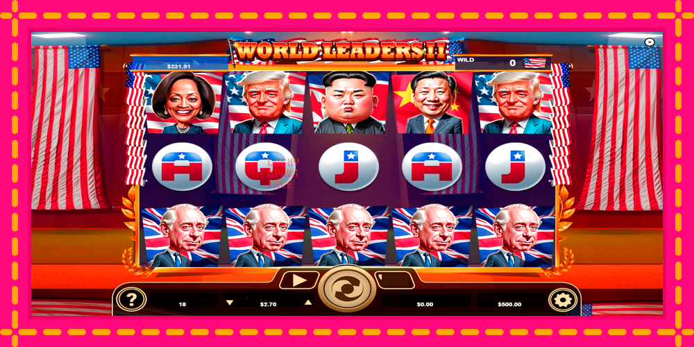 World Leaders II - thiết bị chơi game với phần thưởng độc đáo, hình ảnh 1