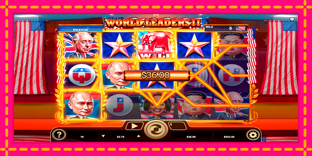 World Leaders II - thiết bị chơi game với phần thưởng độc đáo, hình ảnh 2