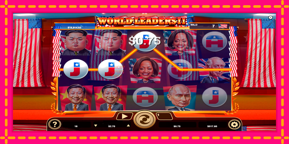 World Leaders II - thiết bị chơi game với phần thưởng độc đáo, hình ảnh 3