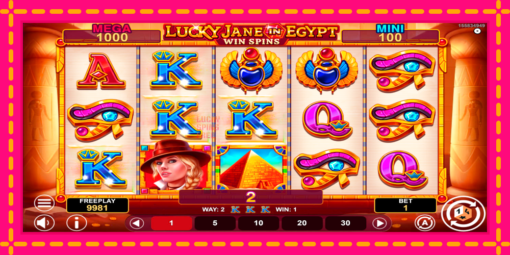 Lucky Jane in Egypt Win Spins - thiết bị chơi game với phần thưởng độc đáo, hình ảnh 4