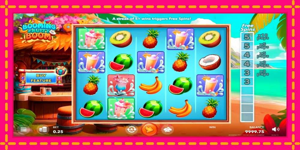 Booming Fruity Boom - thiết bị chơi game với phần thưởng độc đáo, hình ảnh 2