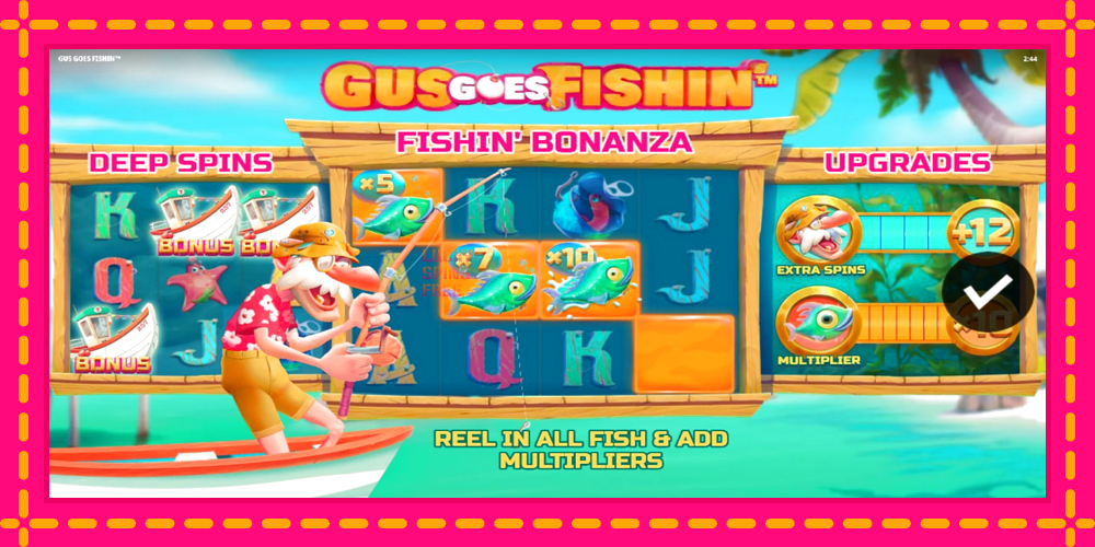 Gus Goes Fishin - thiết bị chơi game với phần thưởng độc đáo, hình ảnh 1