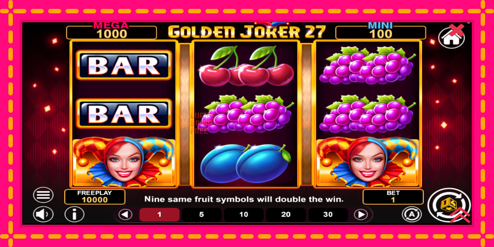 Golden Joker 27 Hold & Win - thiết bị chơi game với phần thưởng độc đáo, hình ảnh 2