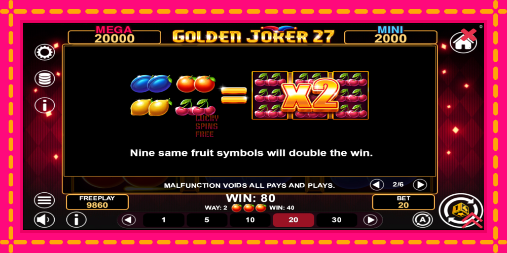 Golden Joker 27 Hold & Win - thiết bị chơi game với phần thưởng độc đáo, hình ảnh 6