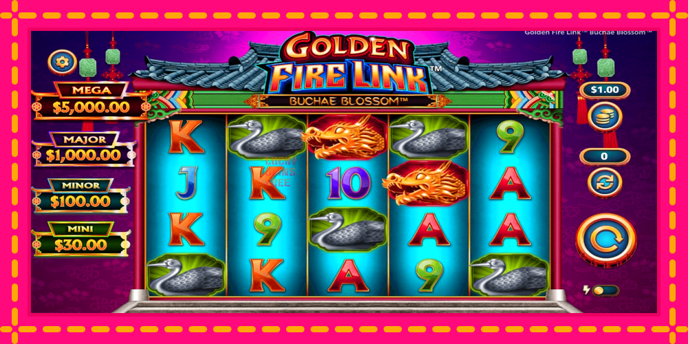 Golden Fire Link Buchae Blossom - thiết bị chơi game với phần thưởng độc đáo, hình ảnh 1