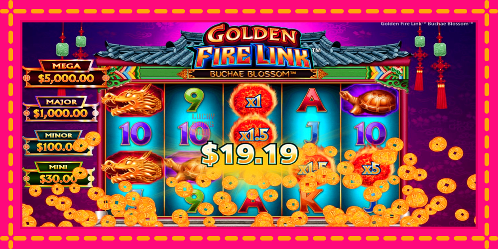 Golden Fire Link Buchae Blossom - thiết bị chơi game với phần thưởng độc đáo, hình ảnh 4