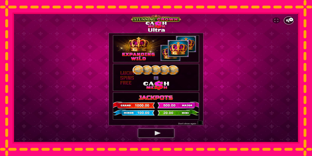 Stunning Crown Cash Mesh Ultra - thiết bị chơi game với phần thưởng độc đáo, hình ảnh 1