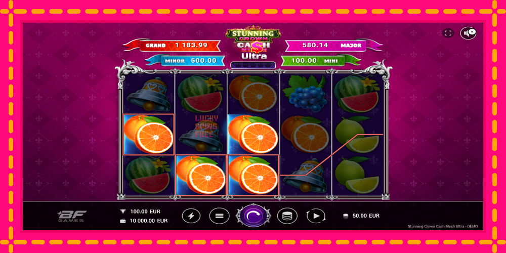 Stunning Crown Cash Mesh Ultra - thiết bị chơi game với phần thưởng độc đáo, hình ảnh 4