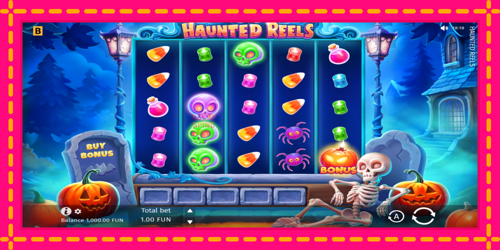 Haunted Reels - thiết bị chơi game với phần thưởng độc đáo, hình ảnh 2