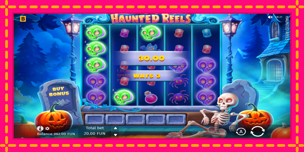 Haunted Reels - thiết bị chơi game với phần thưởng độc đáo, hình ảnh 4