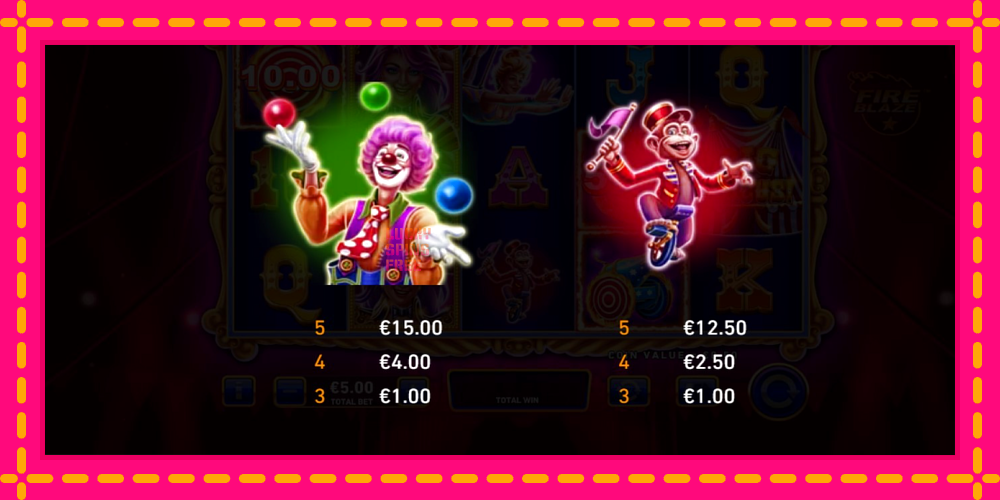 Mega Fire Blaze: Big Circus - thiết bị chơi game với phần thưởng độc đáo, hình ảnh 5