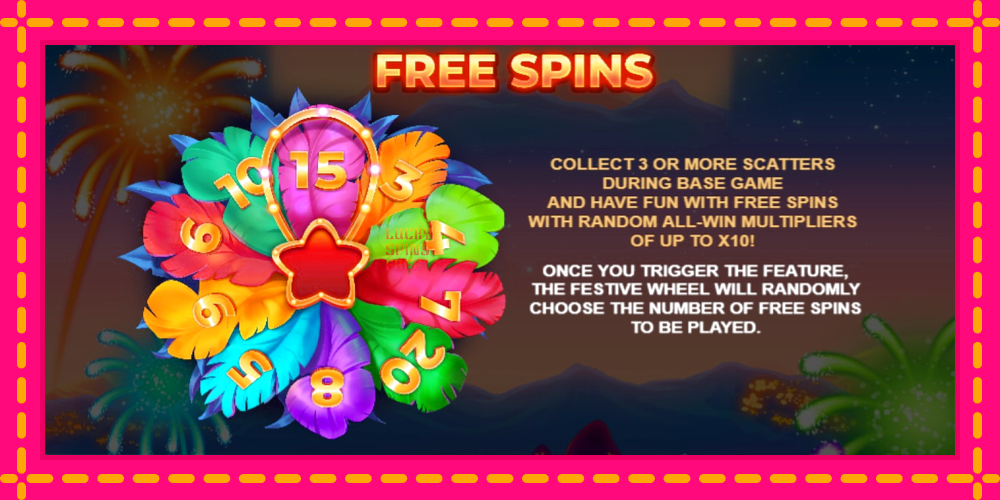 Samba Rio Spins - thiết bị chơi game với phần thưởng độc đáo, hình ảnh 5