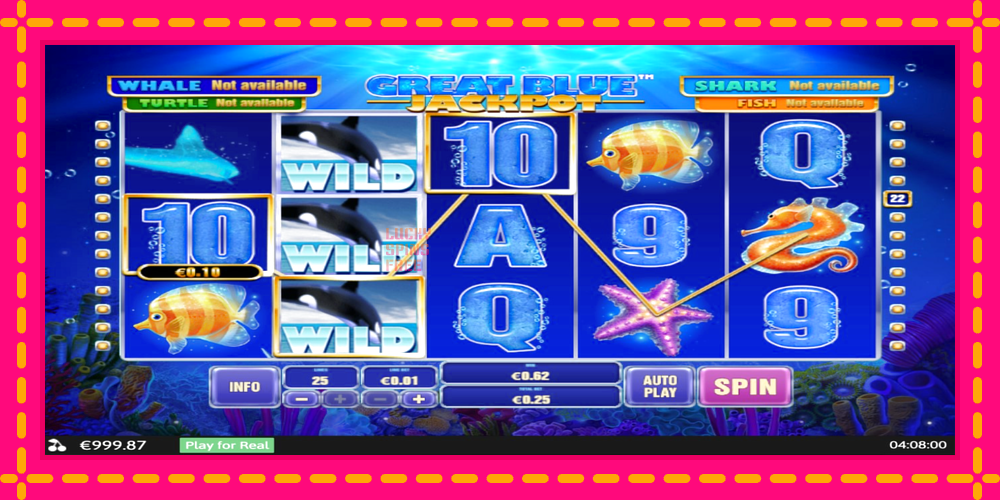 Great Blue Jackpot - thiết bị chơi game với phần thưởng độc đáo, hình ảnh 3