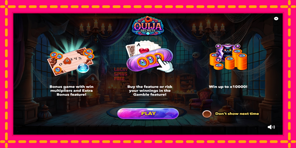 Ouija Secrets - thiết bị chơi game với phần thưởng độc đáo, hình ảnh 1